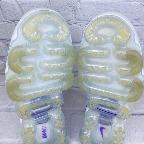 Nike Air Vapormax Plus Mens Size 8 White/Fierce Purple 924453-101 Sneakers Grape - Picture 13 of 15